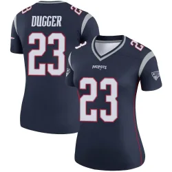 New England Patriots Women's Legend Navy Jersey (23 Kyle Dugger)