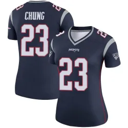 New England Patriots Women's Legend Navy Jersey (23 Patrick Chung)