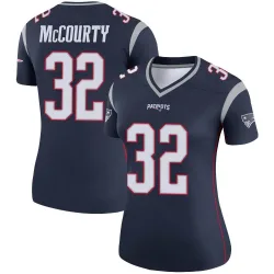 New England Patriots Women's Legend Navy Jersey (32 Devin McCourty)