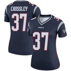 New England Patriots Women's Legend Navy Jersey (37 Brandon Crossley)