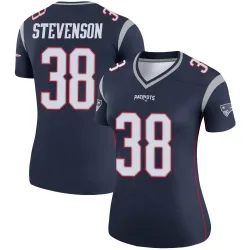 New England Patriots Women's Legend Navy Jersey (38 Rhamondre Stevenson)