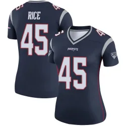 New England Patriots Women's Legend Navy Jersey (45 Monty Rice)