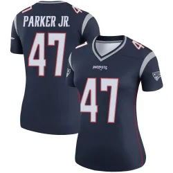 New England Patriots Women's Legend Navy Jersey (47 Andrew Parker Jr.)