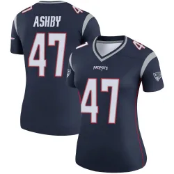 New England Patriots Women's Legend Navy Jersey (47 Julian Ashby)