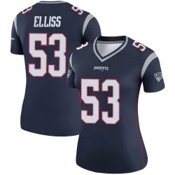 New England Patriots Women's Legend Navy Jersey (53 Christian Elliss)