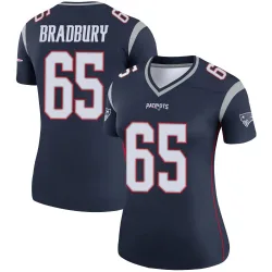 New England Patriots Women's Legend Navy Jersey (65 Garrett Bradbury)