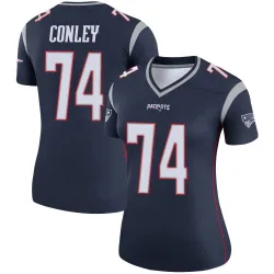 New England Patriots Women's Legend Navy Jersey (74 Jack Conley)