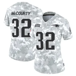 New England Patriots Women's Limited Arctic Camo 2024 Salute to Service Jersey (32 Devin McCourty)
