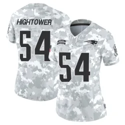 New England Patriots Women's Limited Arctic Camo 2024 Salute to Service Jersey (54 Dont'a Hightower)