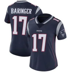 New England Patriots Women's Limited Navy Team Color Vapor Untouchable Jersey (17 Bryce Baringer)