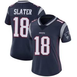 New England Patriots Women's Limited Navy Team Color Vapor Untouchable Jersey (18 Matthew Slater)