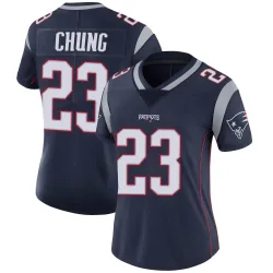 New England Patriots Women's Limited Navy Team Color Vapor Untouchable Jersey (23 Patrick Chung)
