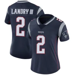 New England Patriots Women's Limited Navy Team Color Vapor Untouchable Jersey (2 Harold Landry III)
