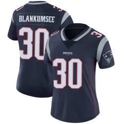 New England Patriots Women's Limited Navy Team Color Vapor Untouchable Jersey (30 Demeer Blankumsee)