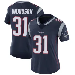 New England Patriots Women's Limited Navy Team Color Vapor Untouchable Jersey (31 Craig Woodson)
