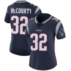 New England Patriots Women's Limited Navy Team Color Vapor Untouchable Jersey (32 Devin McCourty)