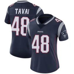 New England Patriots Women's Limited Navy Team Color Vapor Untouchable Jersey (48 Jahlani Tavai)