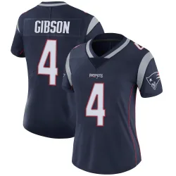 New England Patriots Women's Limited Navy Team Color Vapor Untouchable Jersey (4 Antonio Gibson)
