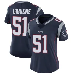 New England Patriots Women's Limited Navy Team Color Vapor Untouchable Jersey (51 Jack Gibbens)