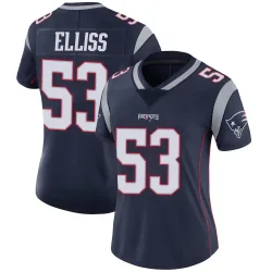 New England Patriots Women's Limited Navy Team Color Vapor Untouchable Jersey (53 Christian Elliss)