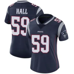 New England Patriots Women's Limited Navy Team Color Vapor Untouchable Jersey (59 Terez Hall)