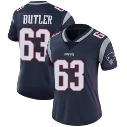 New England Patriots Women's Limited Navy Team Color Vapor Untouchable Jersey (63 Mehki Butler)