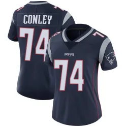 New England Patriots Women's Limited Navy Team Color Vapor Untouchable Jersey (74 Jack Conley)