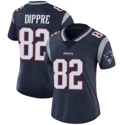 New England Patriots Women's Limited Navy Team Color Vapor Untouchable Jersey (82 CJ Dippre)