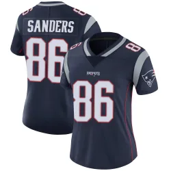 New England Patriots Women's Limited Navy Team Color Vapor Untouchable Jersey (86 Braylon Sanders)