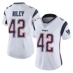 New England Patriots Women's Limited White Vapor Untouchable Jersey (42 Cam Riley)