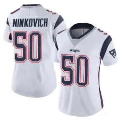 New England Patriots Women's Limited White Vapor Untouchable Jersey (50 Rob Ninkovich)