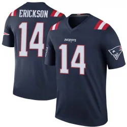 New England Patriots Youth Legend Navy Color Rush Jersey (14 Alex Erickson)