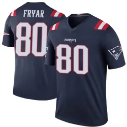 New England Patriots Youth Legend Navy Color Rush Jersey (80 Irving Fryar)