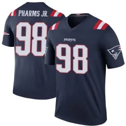New England Patriots Youth Legend Navy Color Rush Jersey (98 Jeremiah Pharms Jr.)