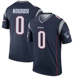 New England Patriots Youth Legend Navy Jersey (0 Haggai Ndubuisi)