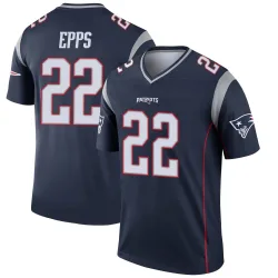 New England Patriots Youth Legend Navy Jersey (22 Marcus Epps)