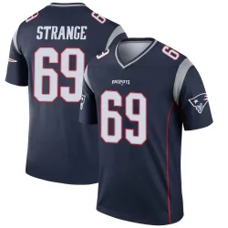 New England Patriots Youth Legend Navy Jersey (69 Cole Strange)