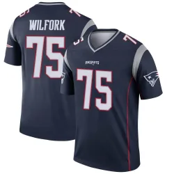 New England Patriots Youth Legend Navy Jersey (75 Vince Wilfork)