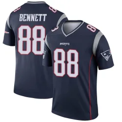 New England Patriots Youth Legend Navy Jersey (88 Martellus Bennett)