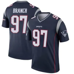 New England Patriots Youth Legend Navy Jersey (97 Alan Branch)
