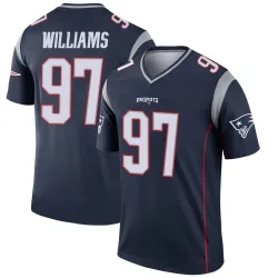 New England Patriots Youth Legend Navy Jersey (97 Milton Williams)