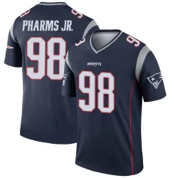 New England Patriots Youth Legend Navy Jersey (98 Jeremiah Pharms Jr.)