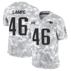 New England Patriots Youth Limited Arctic Camo 2024 Salute to Service Jersey (46 Brock Lampe)