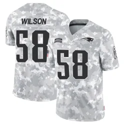 New England Patriots Youth Limited Arctic Camo 2024 Salute to Service Jersey (58 Jared Wilson)