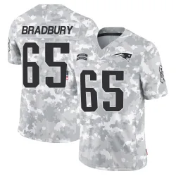 New England Patriots Youth Limited Arctic Camo 2024 Salute to Service Jersey (65 Garrett Bradbury)