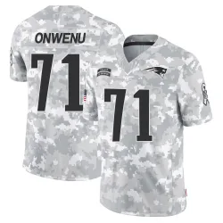 New England Patriots Youth Limited Arctic Camo 2024 Salute to Service Jersey (71 Mike Onwenu)