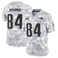 New England Patriots Youth Limited Arctic Camo 2024 Salute to Service Jersey (84 Kendrick Bourne)