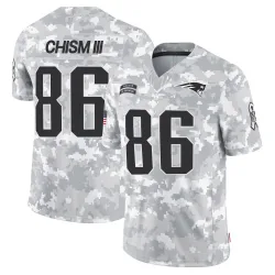 New England Patriots Youth Limited Arctic Camo 2024 Salute to Service Jersey (86 Efton Chism III)