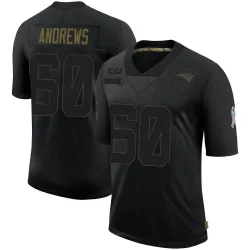 New England Patriots Youth Limited Black 2020 Salute To Service Jersey (60 David Andrews)
