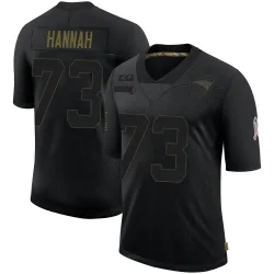 New England Patriots Youth Limited Black 2020 Salute To Service Jersey (73 John Hannah)